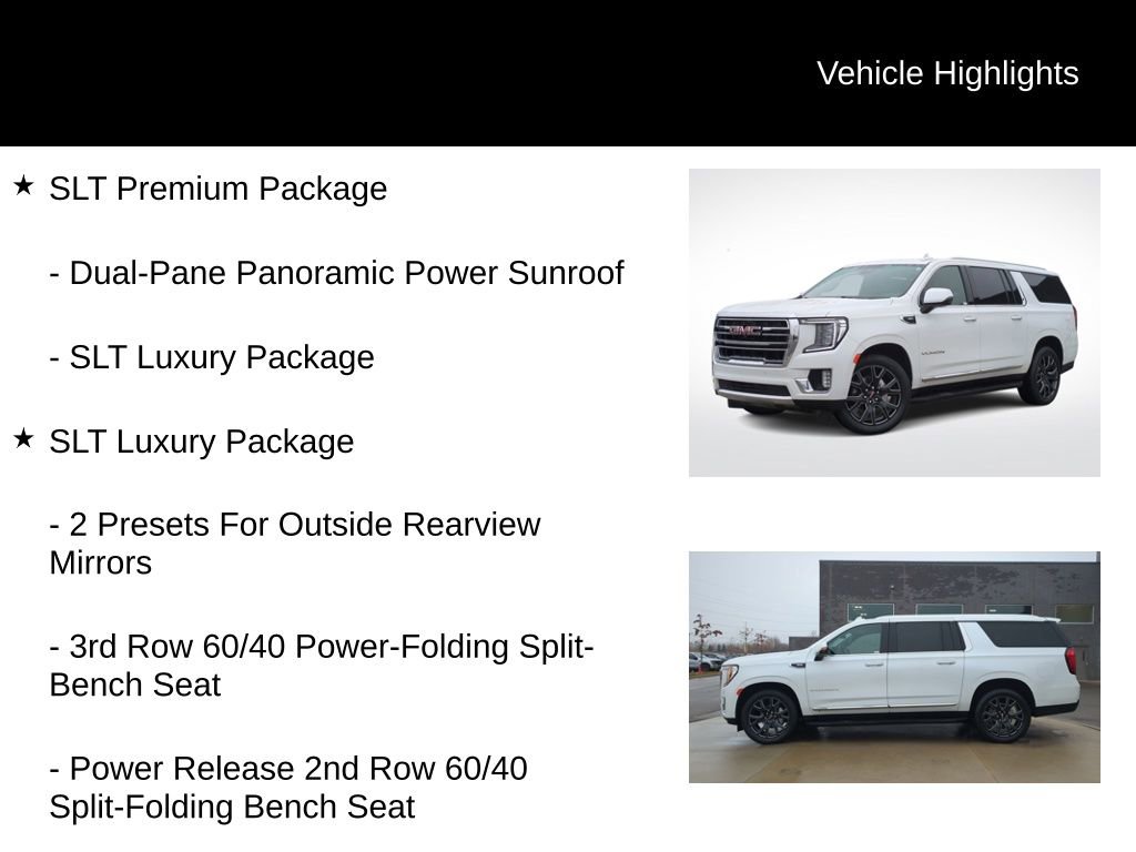 Used 2023 GMC Yukon XL SLT w/ SLT Premium Package image 16