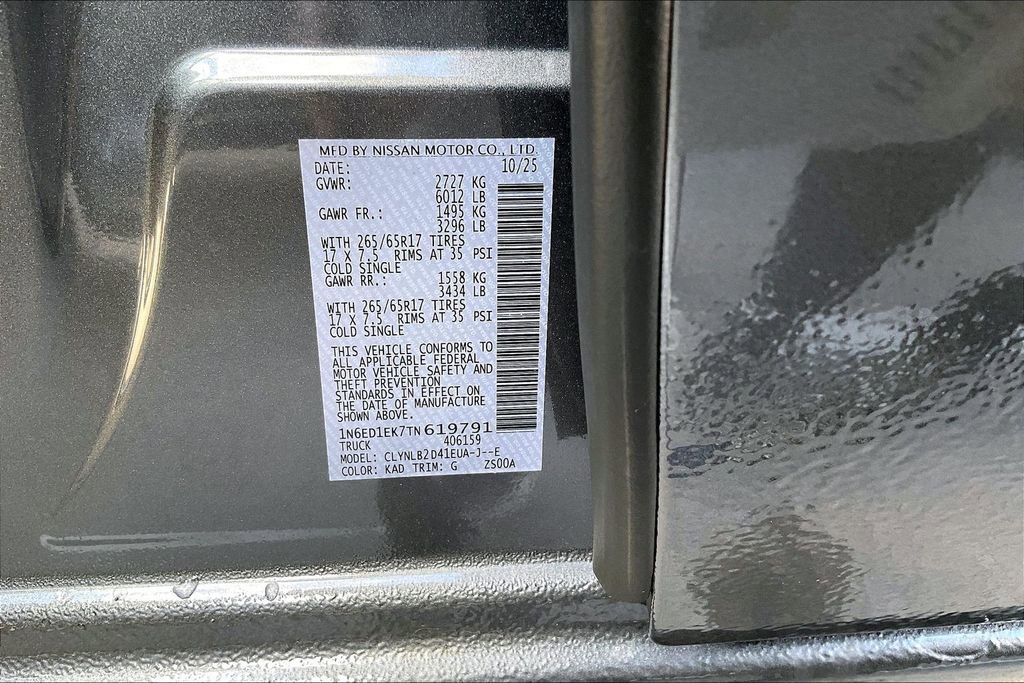 New 2026 Nissan Frontier SV w/ Tow Package image 45