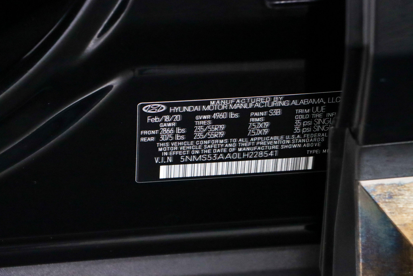 Used 2020 Hyundai Santa Fe Limited FWD image 34