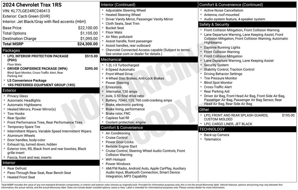 Used 2024 Chevrolet Trax RS image 11