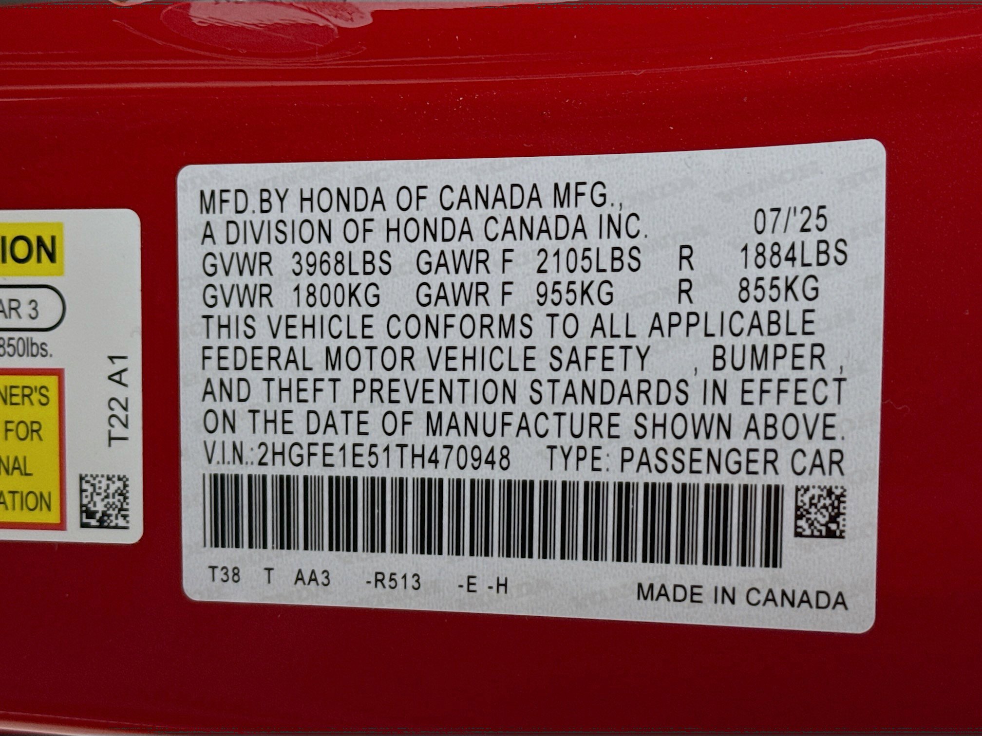 New 2026 Honda Civic Si image 39