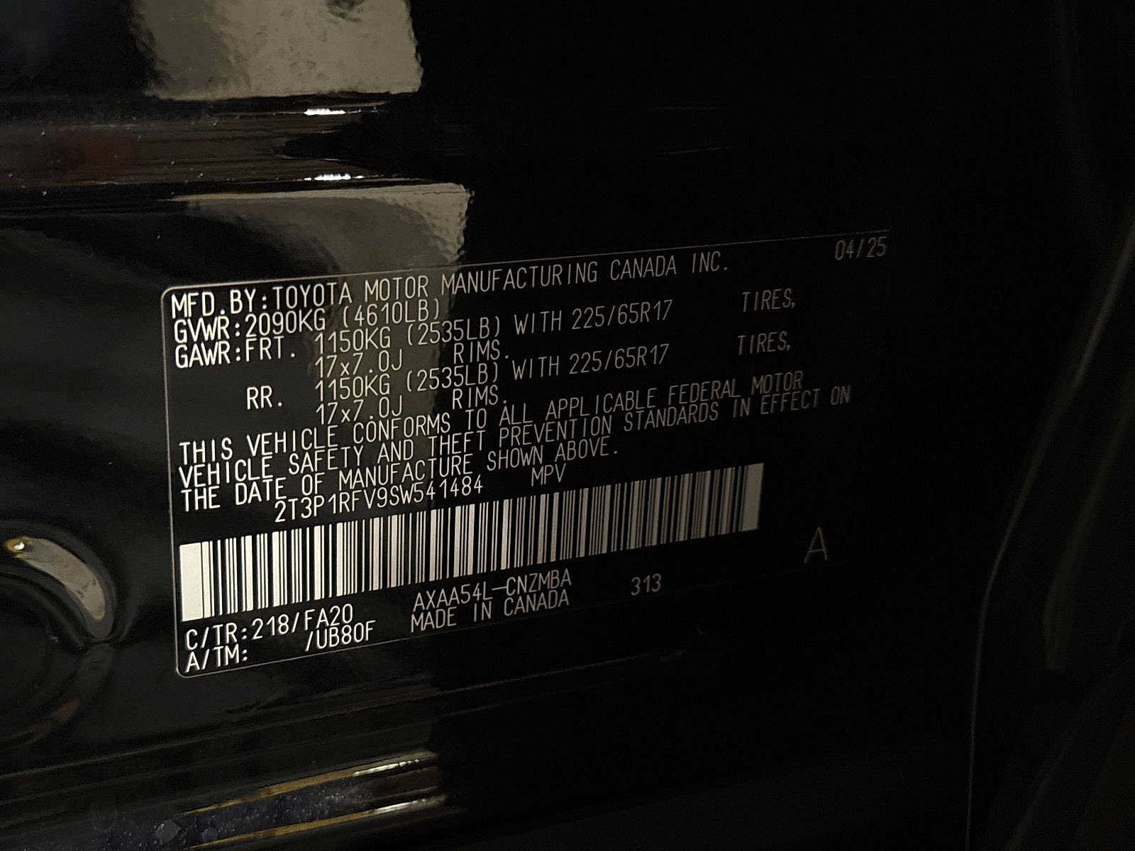 Certified 2025 Toyota RAV4 XLE AWD/4WD image 14