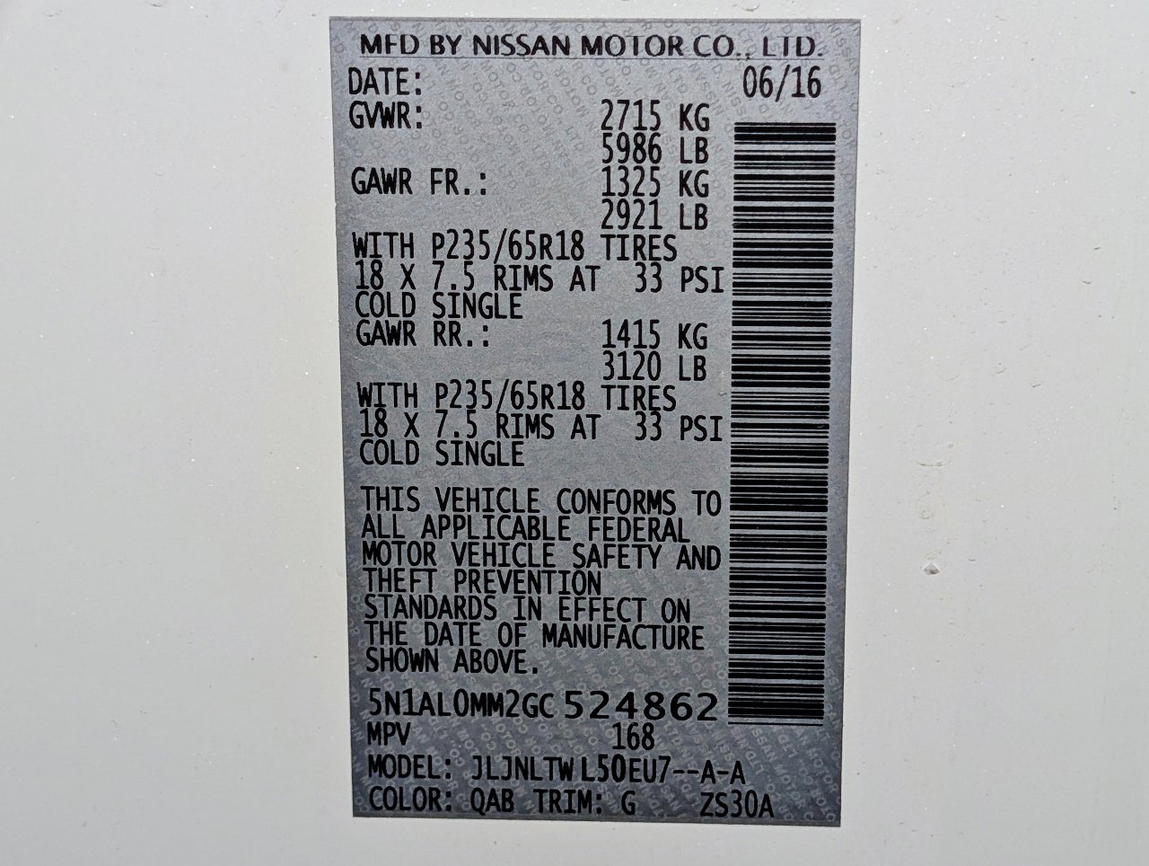 Used 2016 INFINITI QX60 Luxe w/ Premium Plus Package image 59