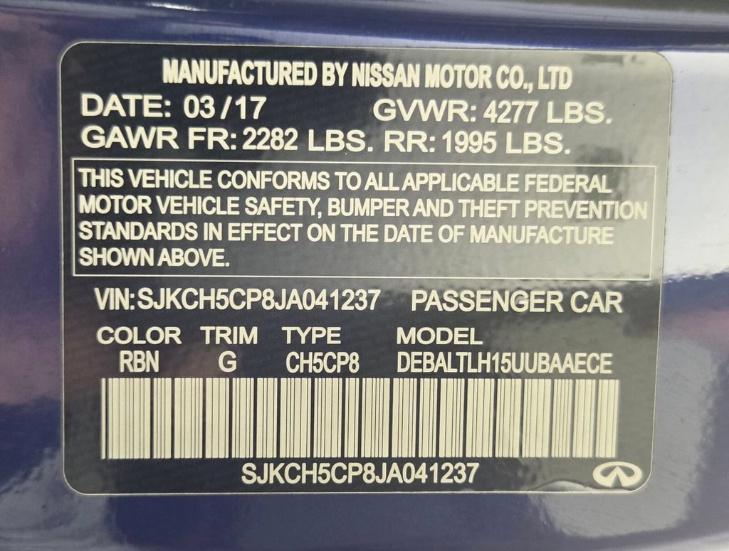 Used 2018 INFINITI QX30 Sport w/ Sport Leather Package FWD image 33