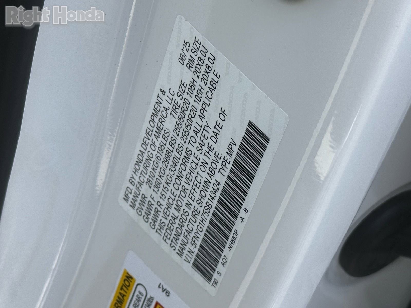 Certified 2025 Honda Pilot Touring image 33