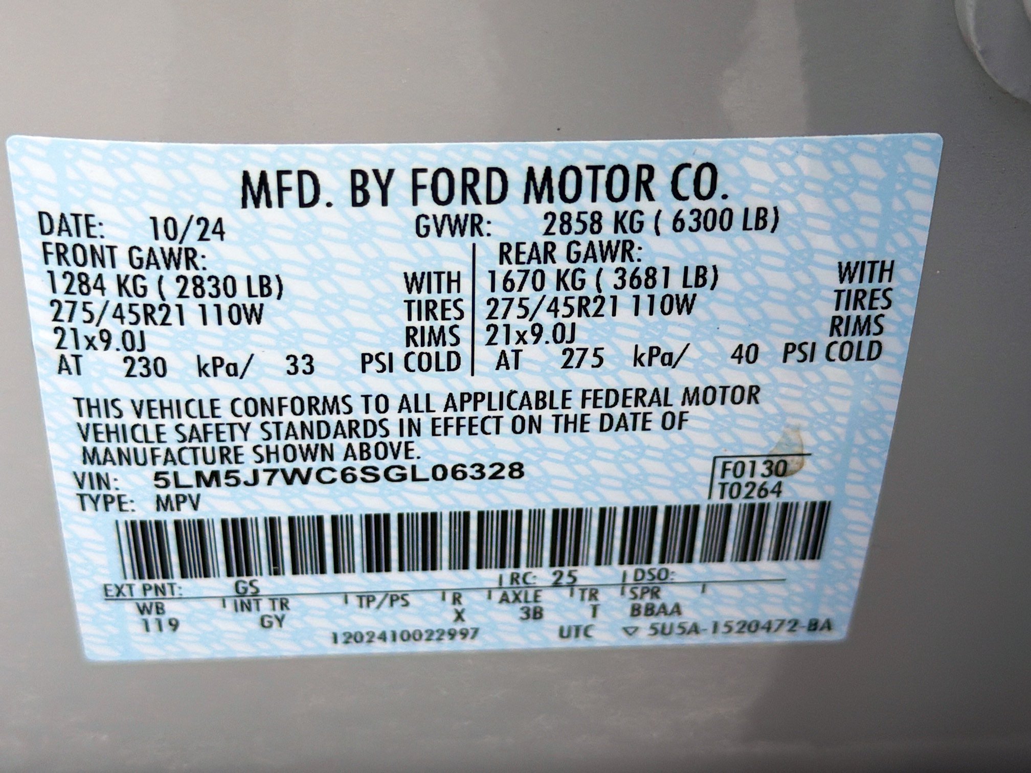 Used 2025 Lincoln Aviator Reserve w/ Illumination Package RWD image 34