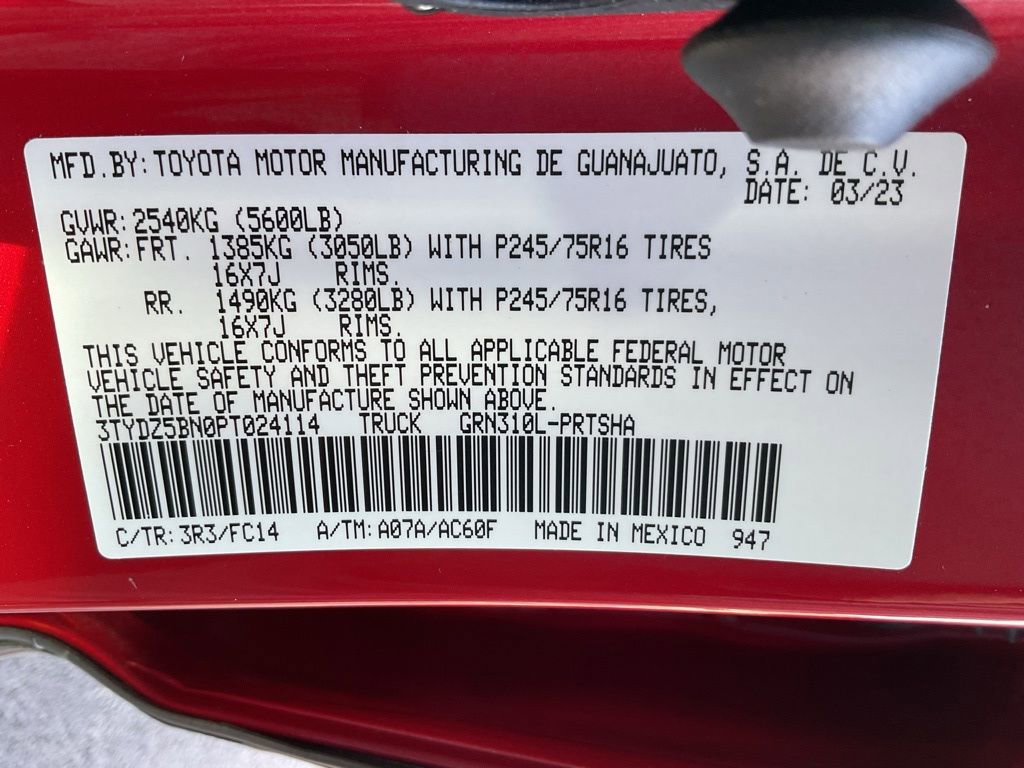 Used 2023 Toyota Tacoma SR5 image 36