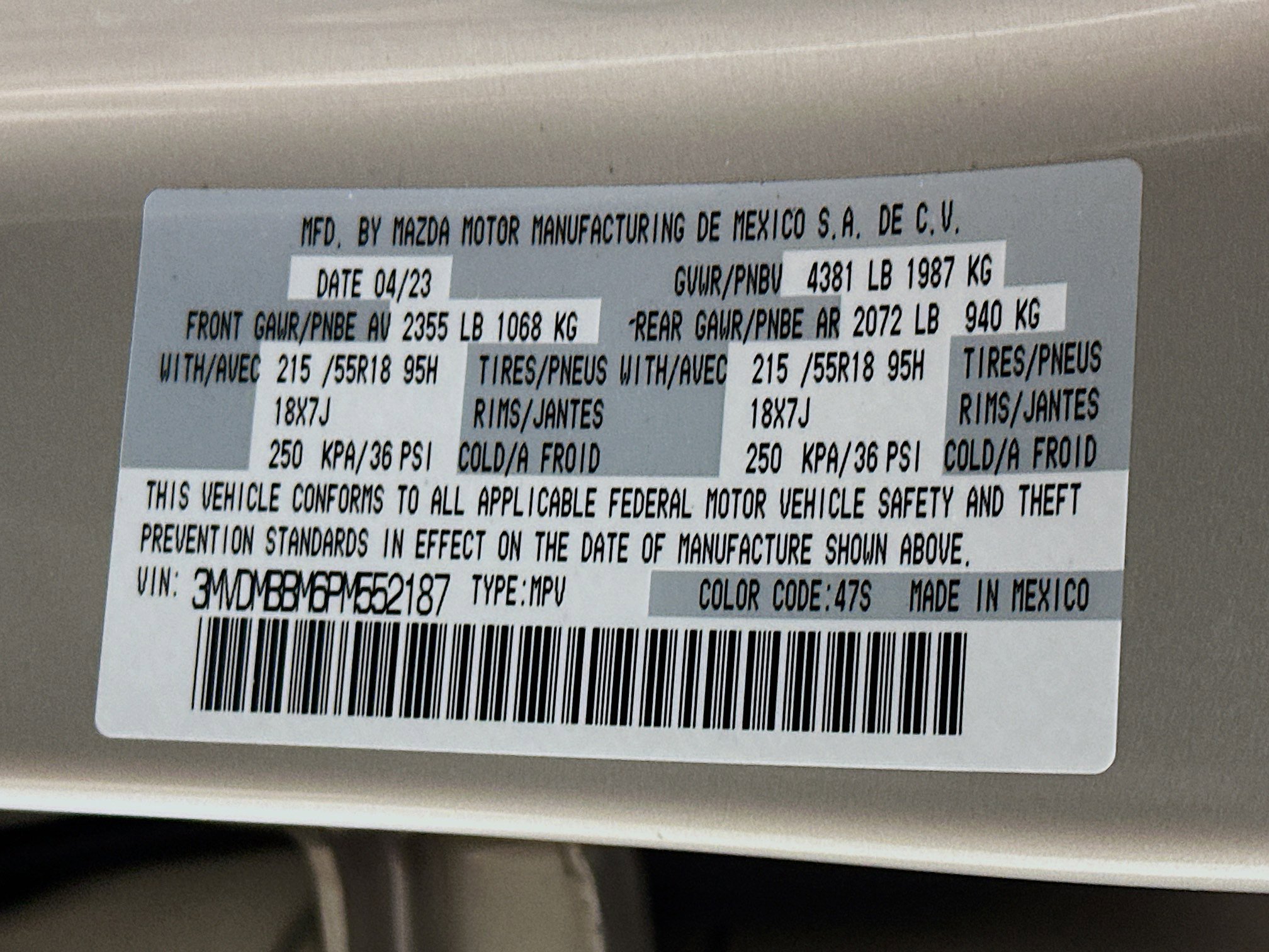 Used 2023 MAZDA CX-30 AWD 2.5 S w/ Select Package image 12