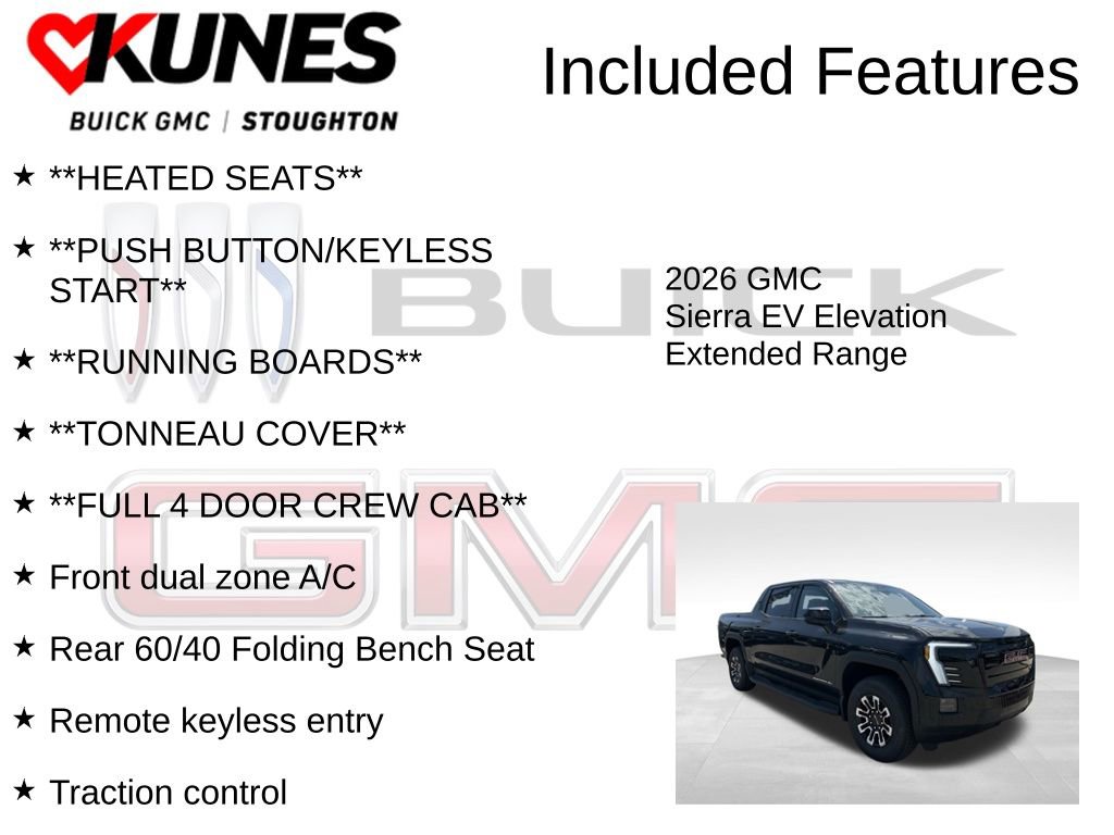 New 2026 GMC Sierra EV Elevation AWD/4WD image 3