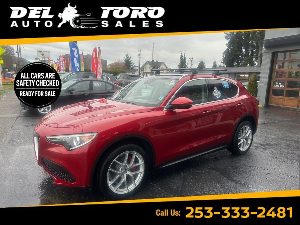 Used 2019 Alfa Romeo Stelvio Ti Lusso w/ Quick Order Package 22X Lusso AWD/4WD image 1