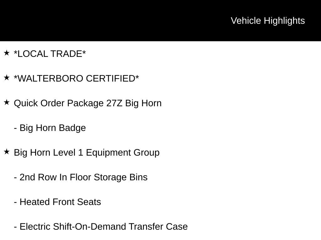 Used 2023 RAM 1500 Big Horn w/ Trailer Tow Group AWD/4WD image 10