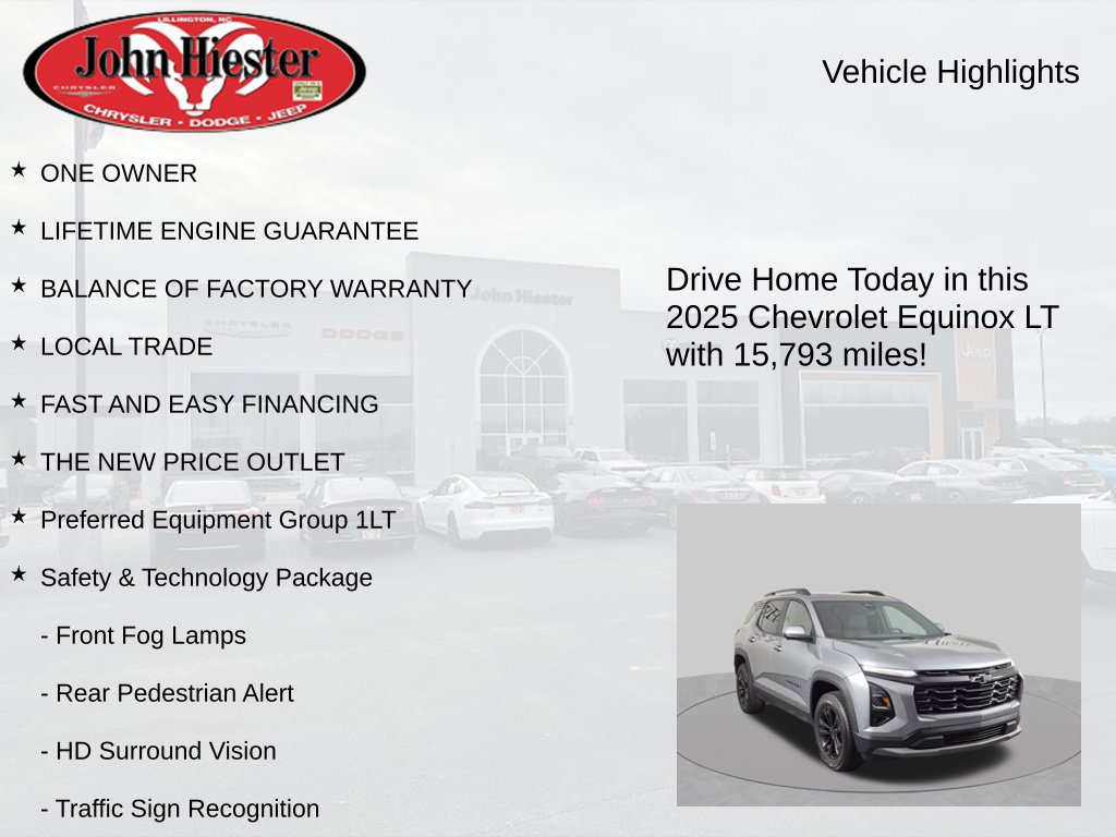 Used 2025 Chevrolet Equinox LT w/ Convenience Package II FWD image 5