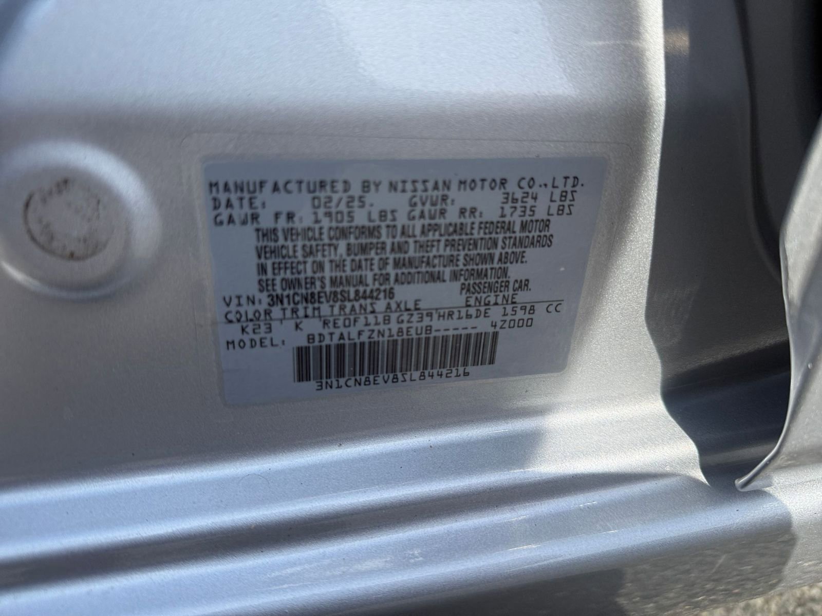 Used 2025 Nissan Versa SV image 28