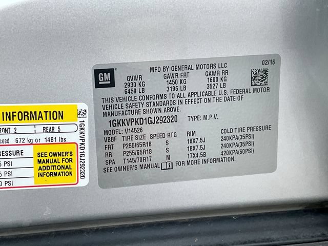Used 2016 GMC Acadia SLE AWD/4WD image 40