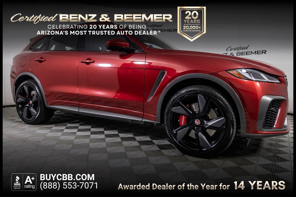 Used 2021 Jaguar F-PACE SVR AWD/4WD image 1
