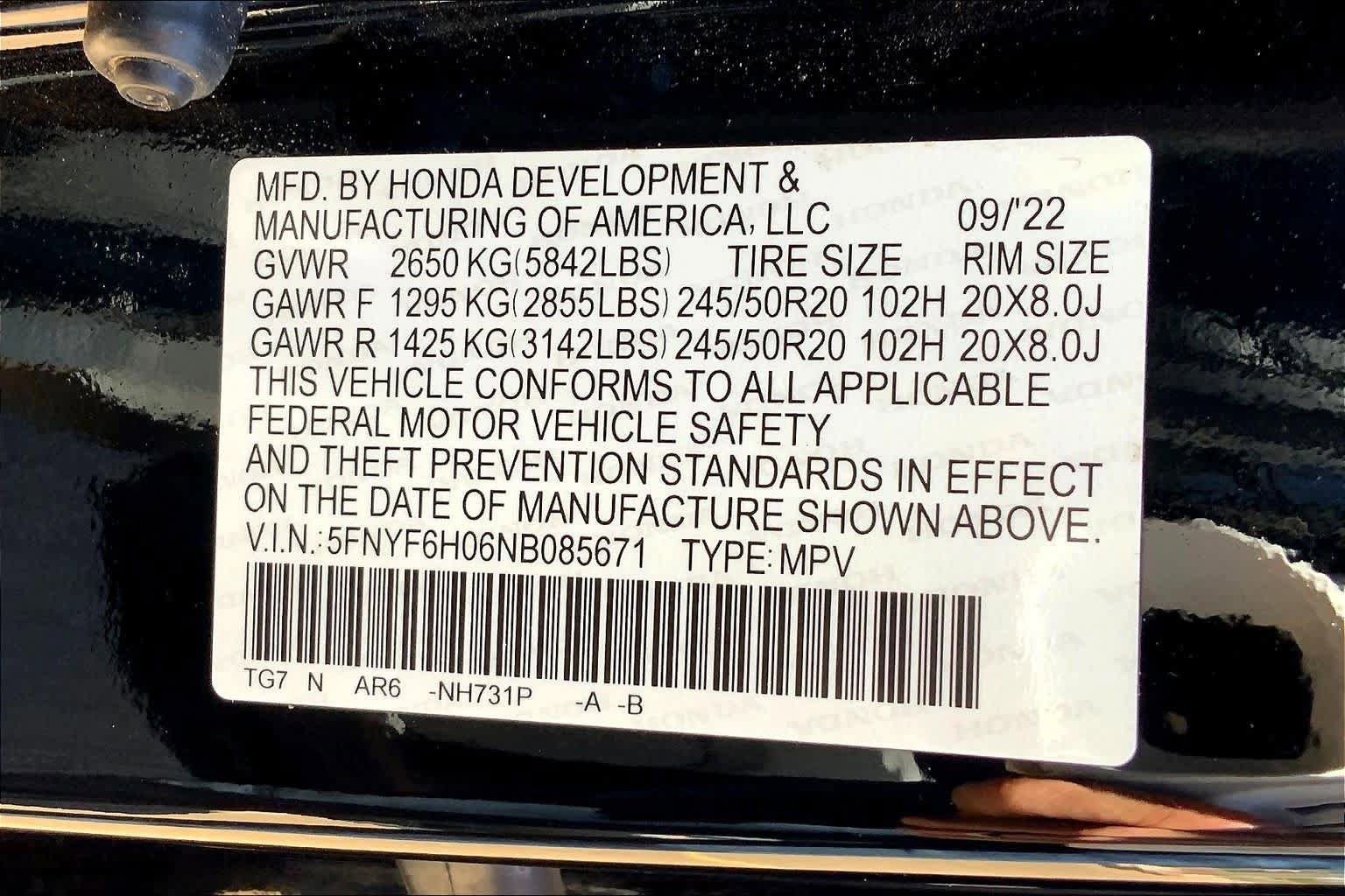Used 2022 Honda Pilot Elite image 37