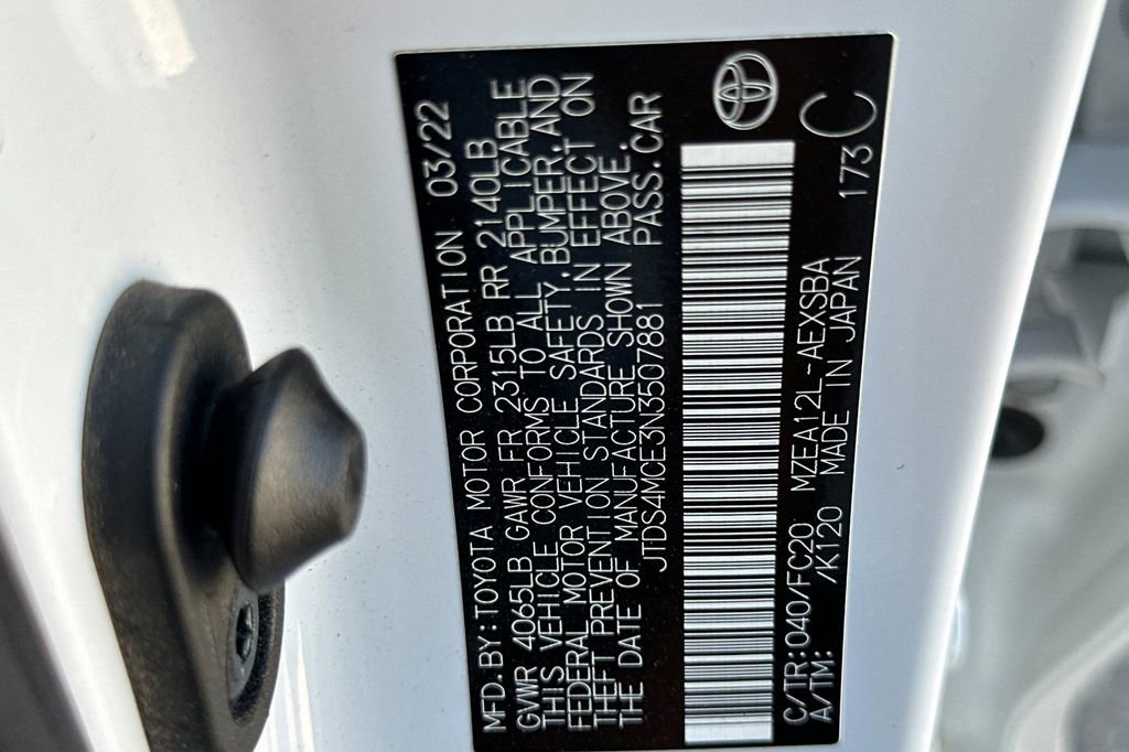 Used 2022 Toyota Corolla SE w/ Carpet Mat Package (TMS) image 32