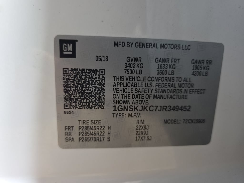 Used 2018 Chevrolet Suburban Premier AWD/4WD image 39
