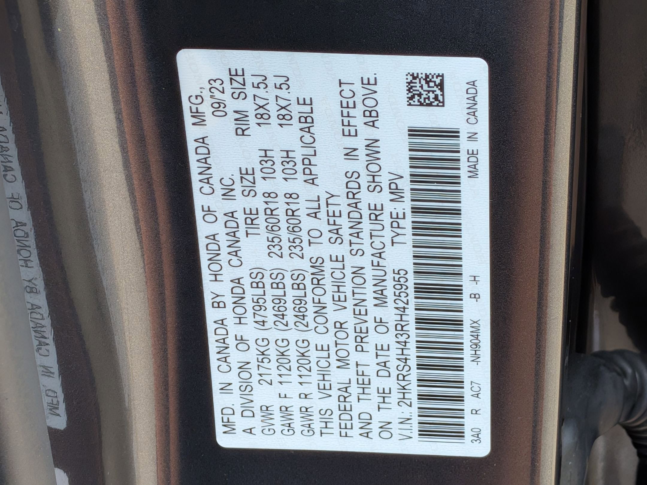 Certified 2024 Honda CR-V EX image 34