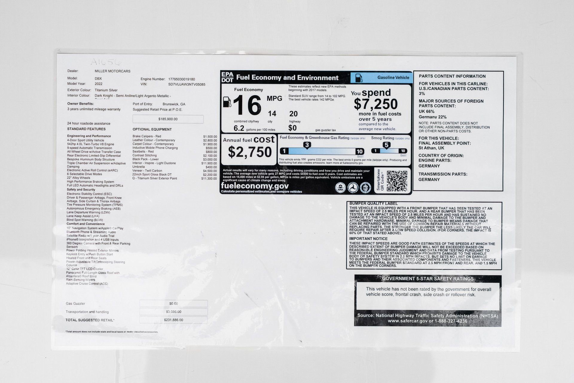 Used 2022 Aston Martin DBX image 83