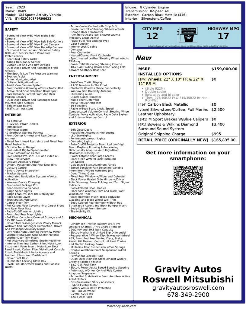 Used 2023 BMW XM AWD/4WD image 3