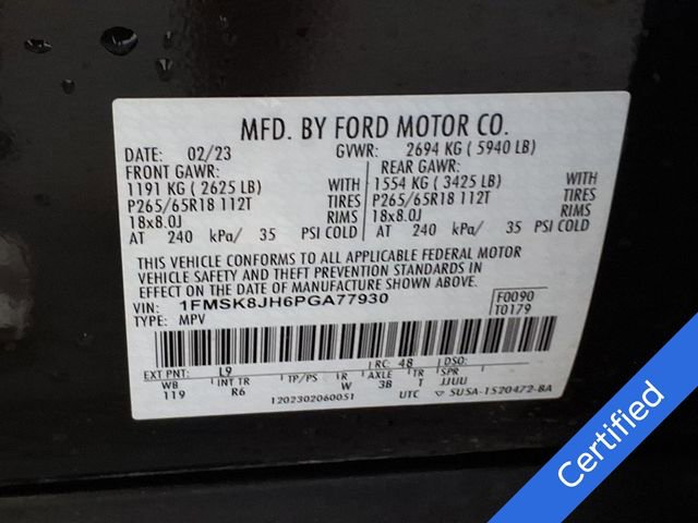 Certified 2023 Ford Explorer Timberline w/ Timberline Technology Package AWD/4WD image 36