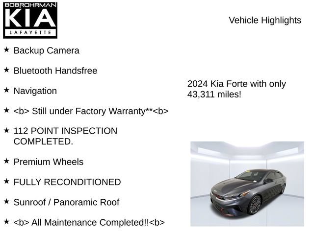 Used 2024 Kia Forte GT w/ Option Group 015 FWD image 7