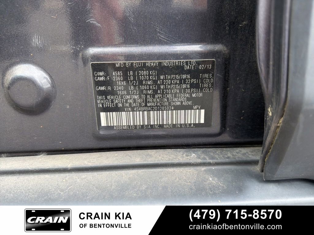 Used 2013 Subaru Outback 2.5i AWD/4WD image 16