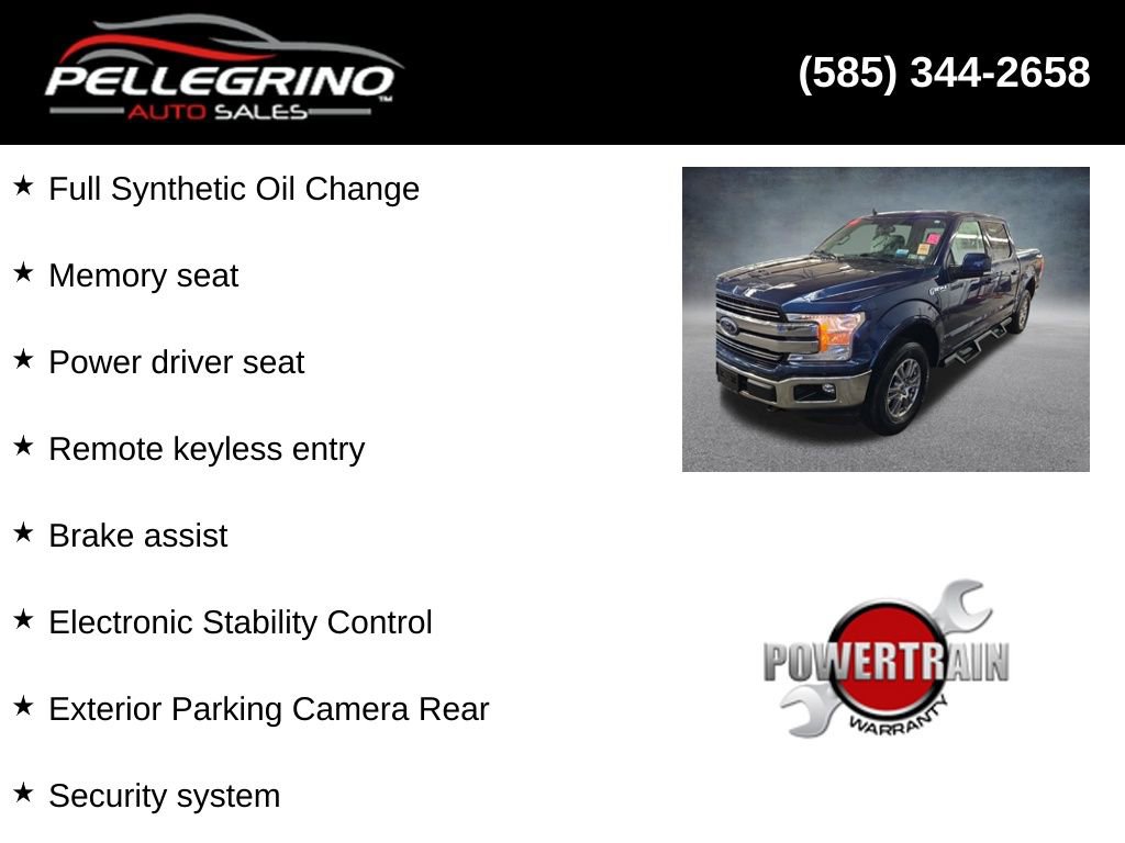 Used 2019 Ford F150 Lariat w/ Trailer Tow Package image 2