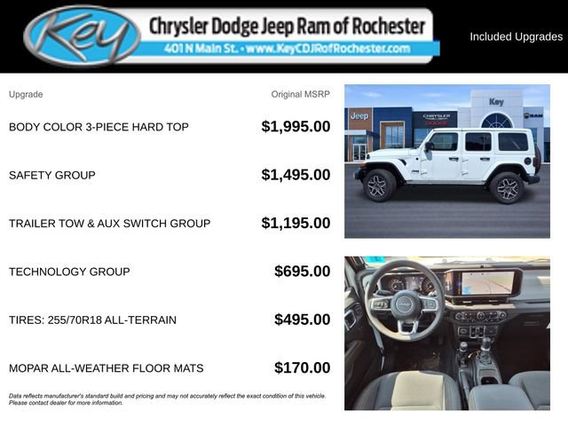 New 2025 Jeep Wrangler Unlimited Sahara w/ Safety Group AWD/4WD image 3