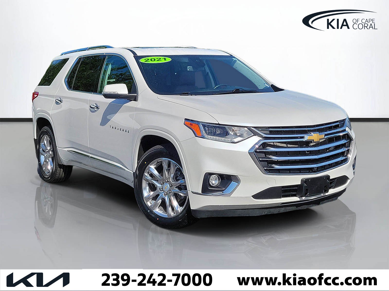 Used 2021 Chevrolet Traverse High Country w/ LPO, Floor Liner Package image 1