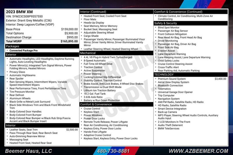 Used 2023 BMW XM AWD/4WD image 3