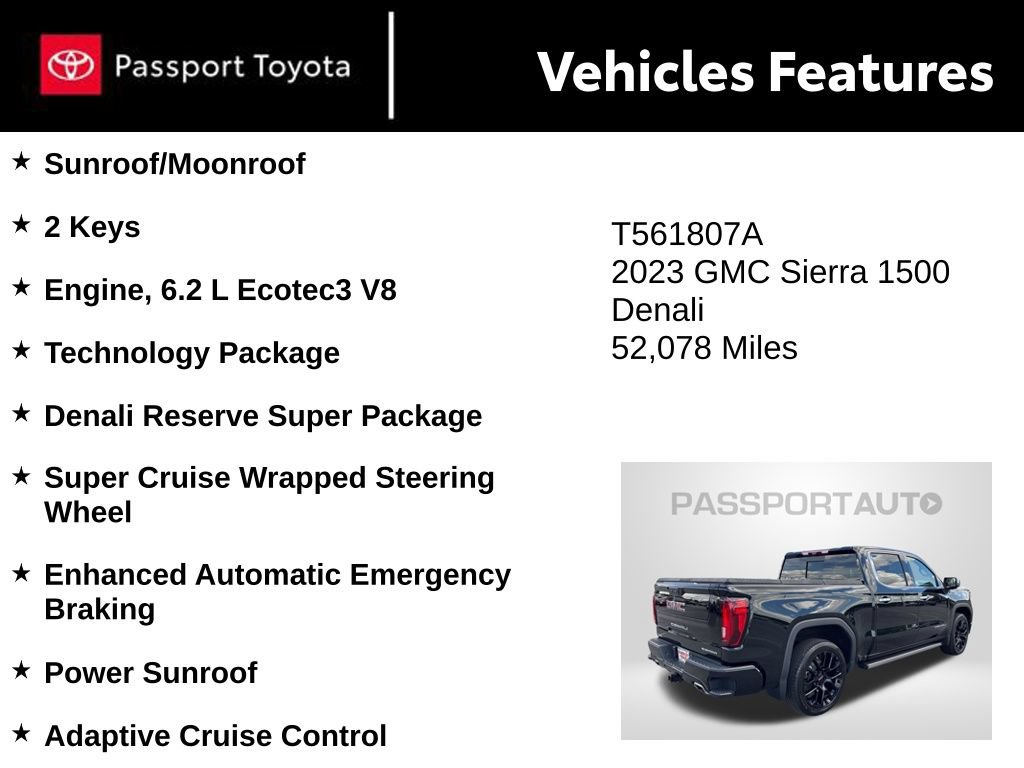 Used 2023 GMC Sierra 1500 Denali AWD/4WD image 10