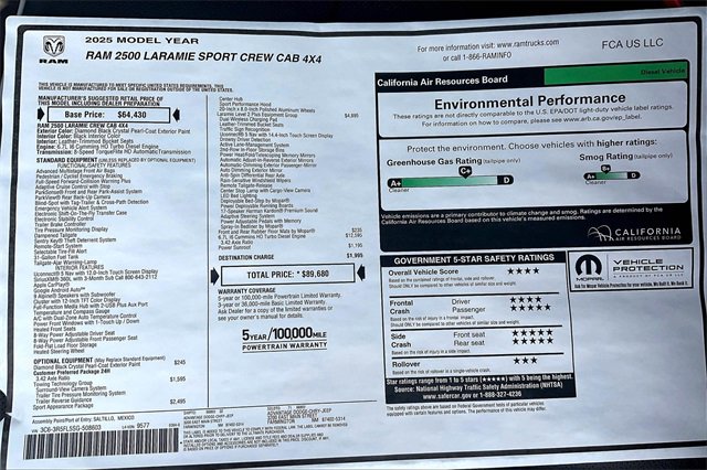 New 2025 RAM 2500 Laramie image 14