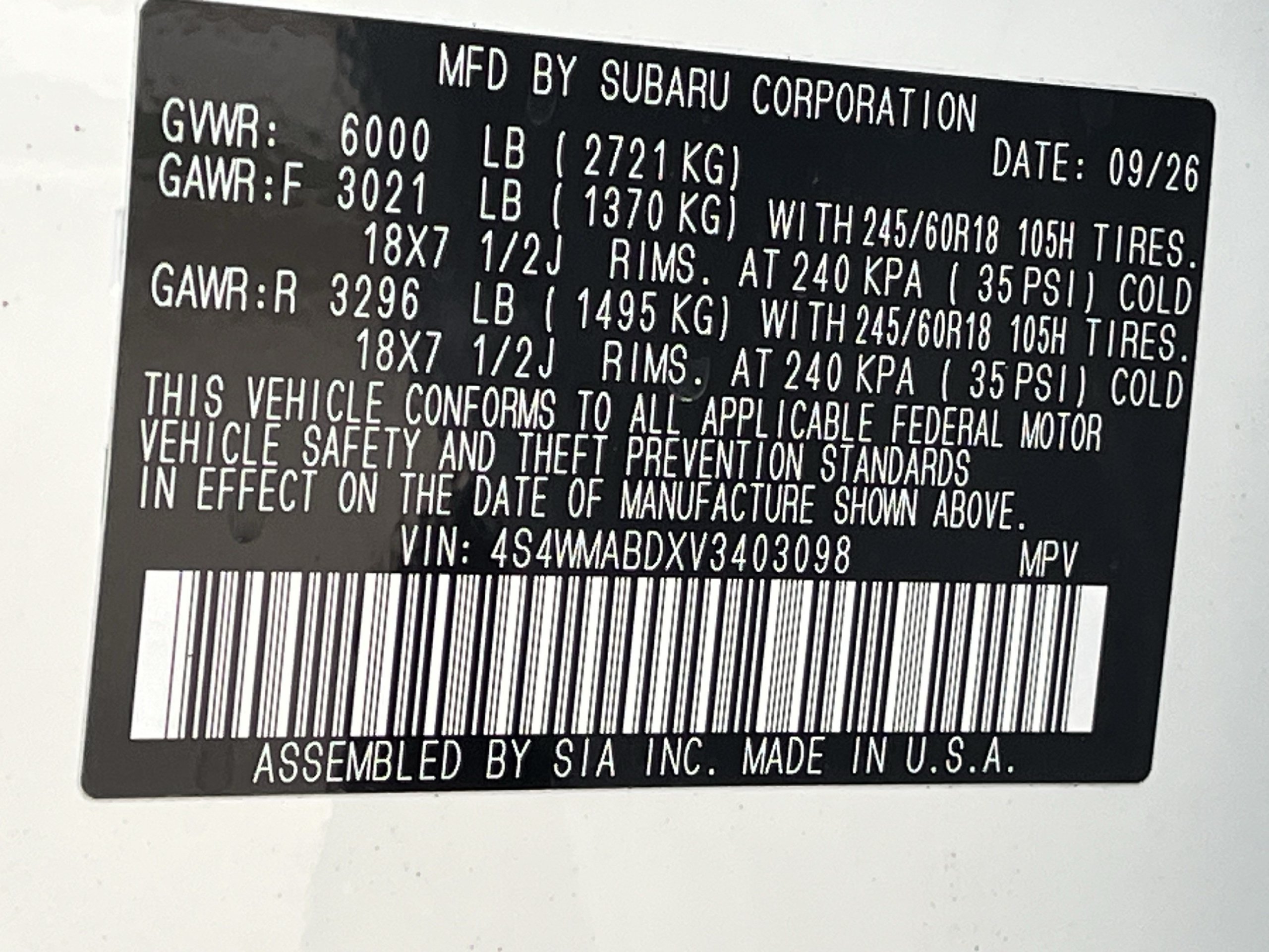 New 2027 Subaru Ascent Premium AWD/4WD image 27