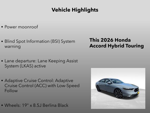 New 2026 Honda Accord Touring image 5