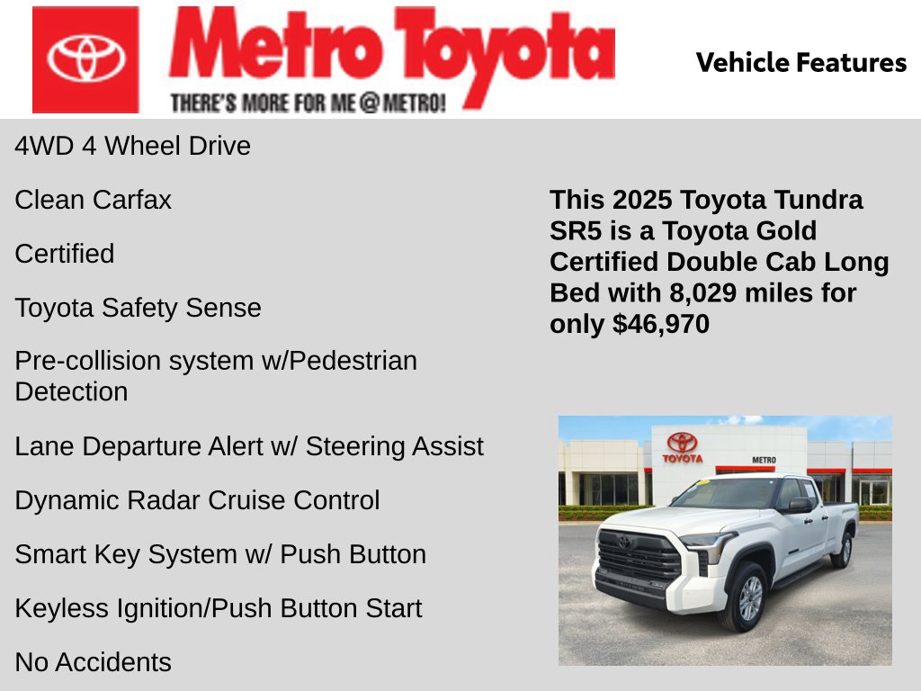 Certified 2025 Toyota Tundra SR5 AWD/4WD image 6