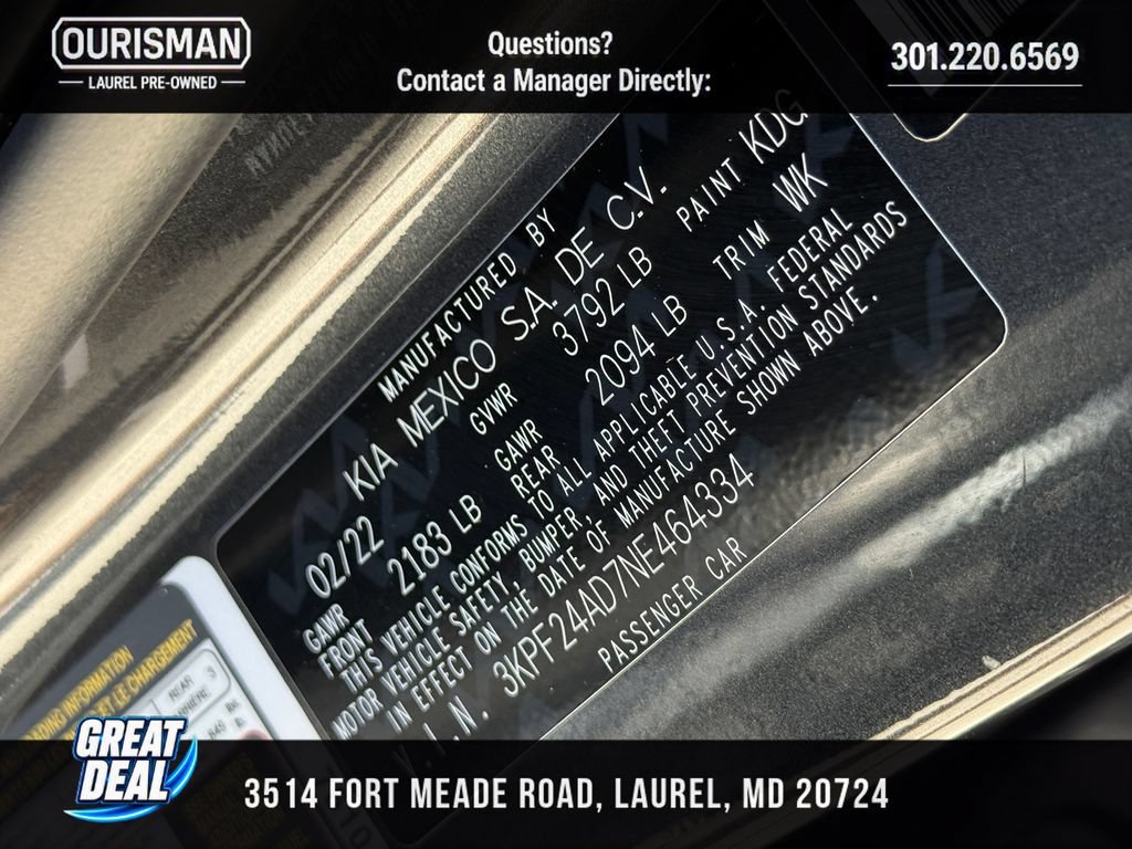 Used 2022 Kia Forte LXS FWD image 31