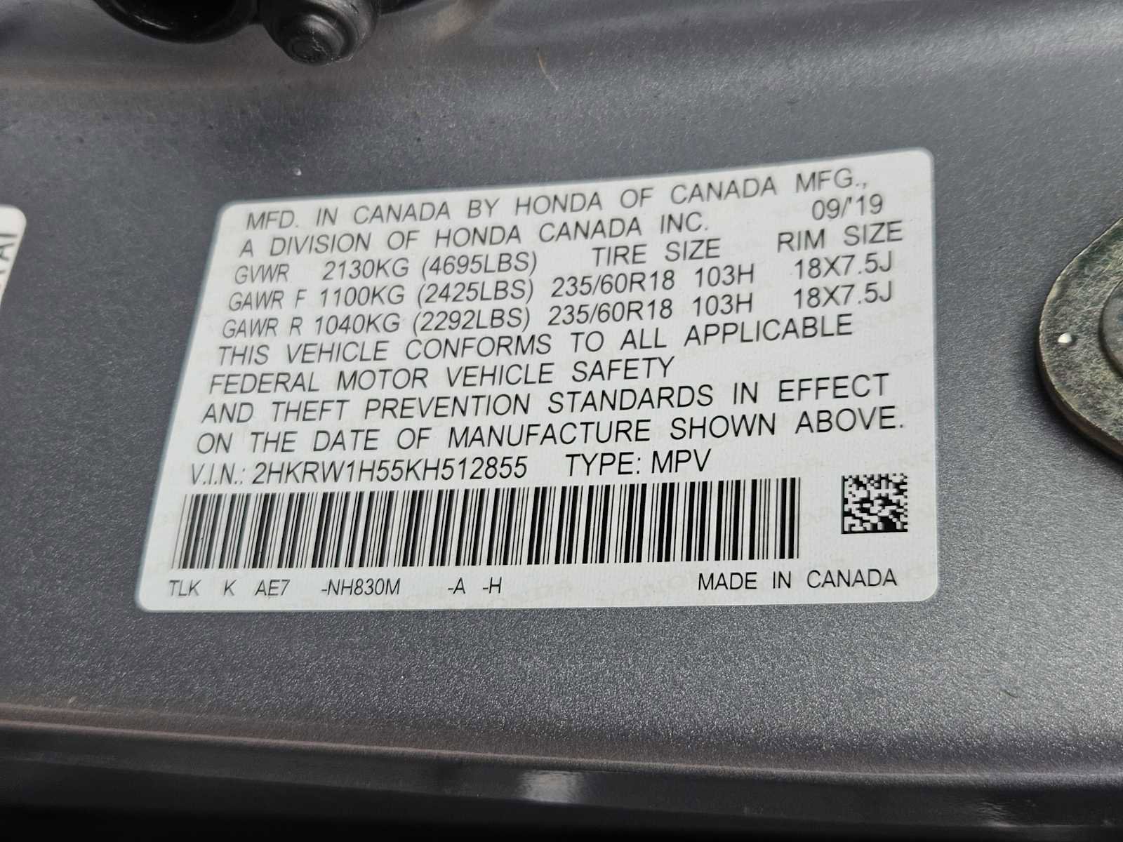 Used 2019 Honda CR-V EX image 31