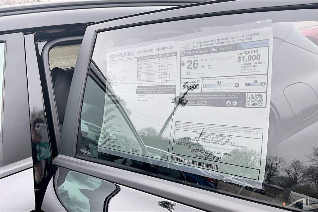 New 2026 Hyundai Kona SEL Premium image 16