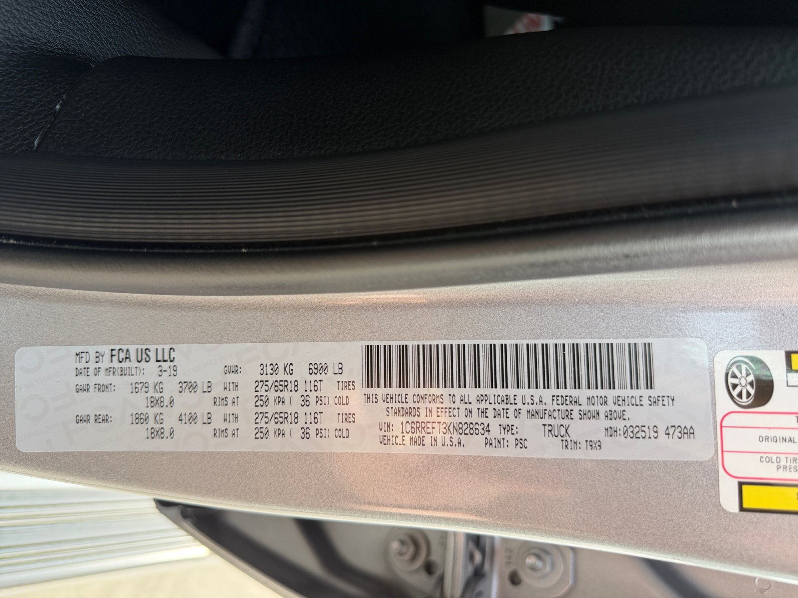 Certified 2019 RAM 1500 Big Horn RWD image 24
