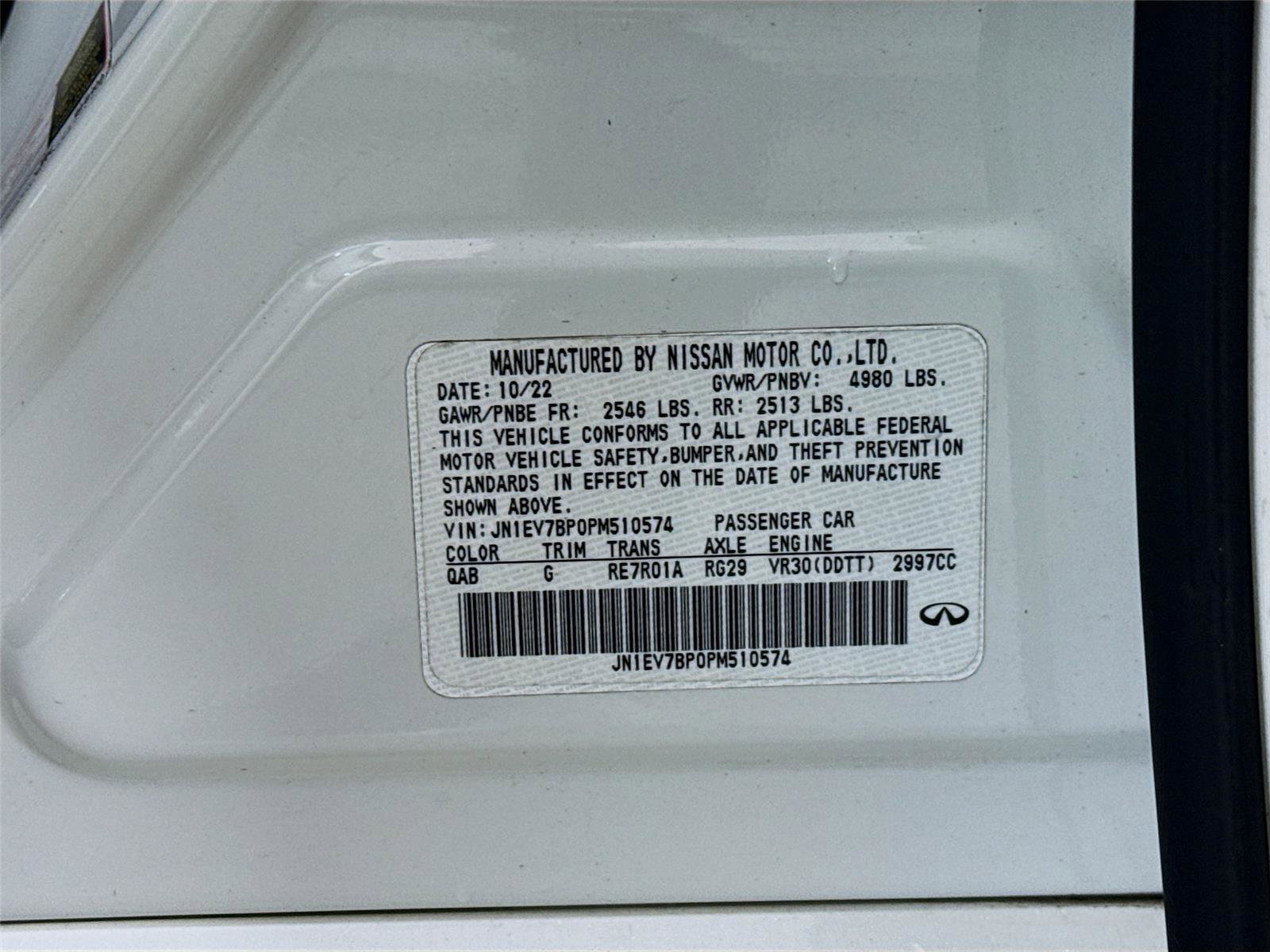 Used 2023 INFINITI Q50 Luxe w/ Cargo Package image 14