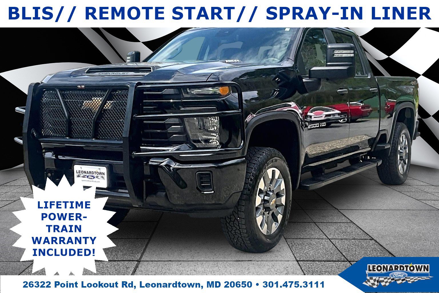 Used 2024 Chevrolet Silverado 2500 Custom w/ Custom Value Package AWD/4WD image 1