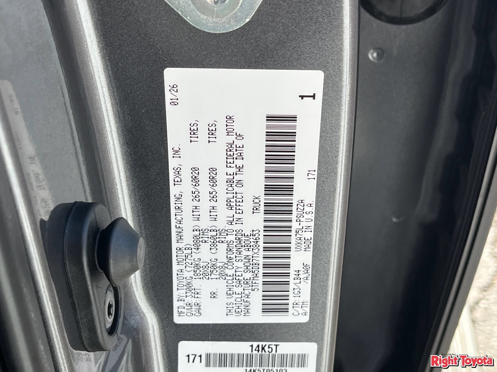 Certified 2026 Toyota Tundra 1794 Edition AWD/4WD image 34