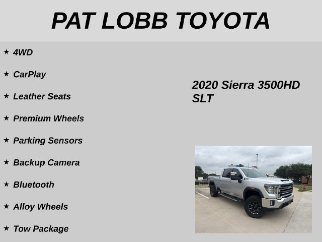 Used 2020 GMC Sierra 3500 SLT w/ Gooseneck/5TH Wheel Package AWD/4WD image 12