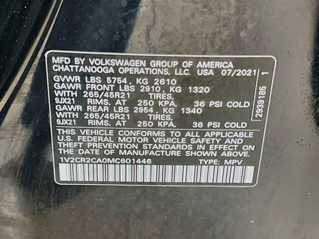 Used 2021 Volkswagen Atlas SEL R-Line FWD image 35