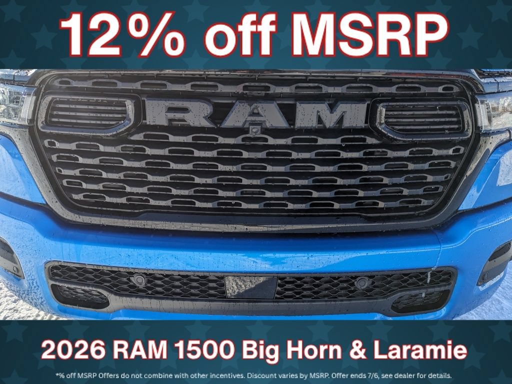 New 2026 RAM 1500 Big Horn w/ Night Edition AWD/4WD image 12