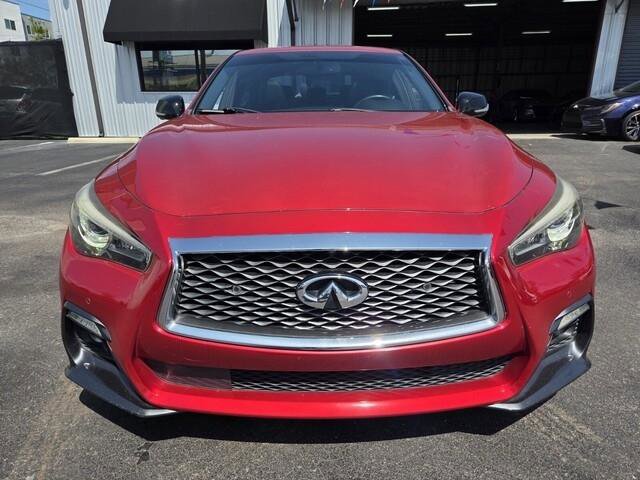 Used 2018 INFINITI Q50 Red Sport 400 w/ Sensory Package (Sport) image 2