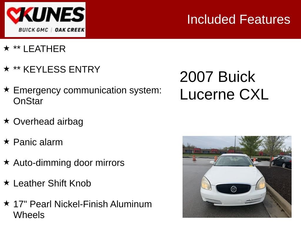 Used 2007 Buick Lucerne CXL FWD image 2