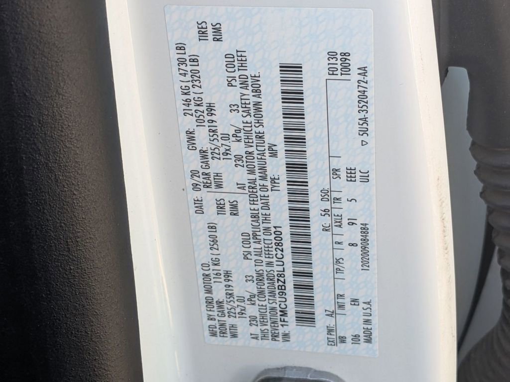 Used 2020 Ford Escape SE Sport AWD/4WD image 32